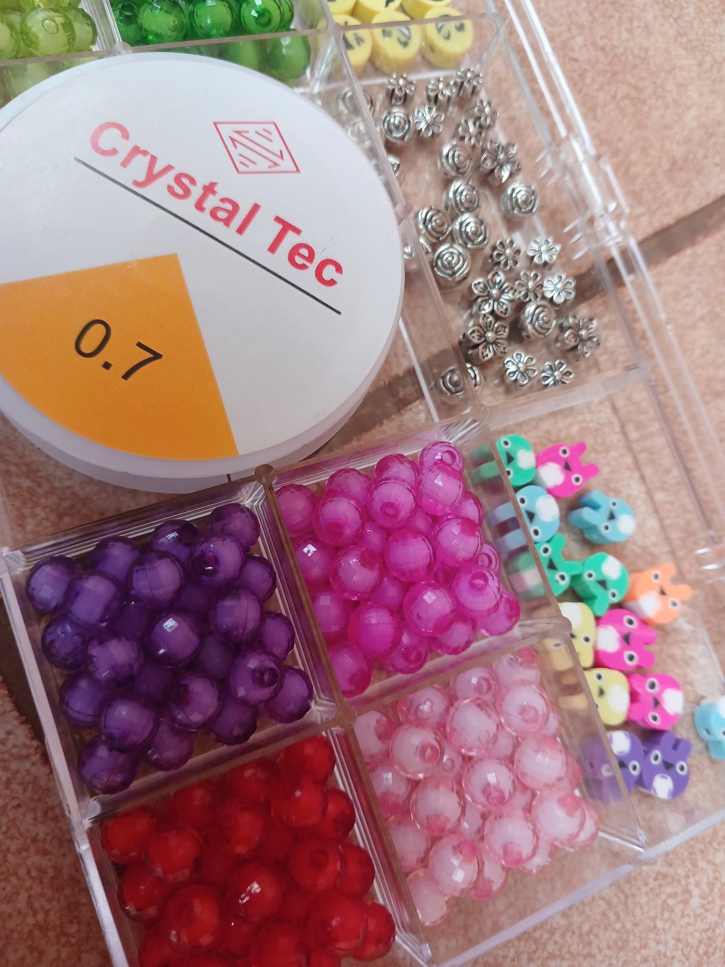 Beaded Bracelet Set - Silver Findings Edition DIY Kids' Bracelet Maker Kits - Ko Sedibeng Designs -