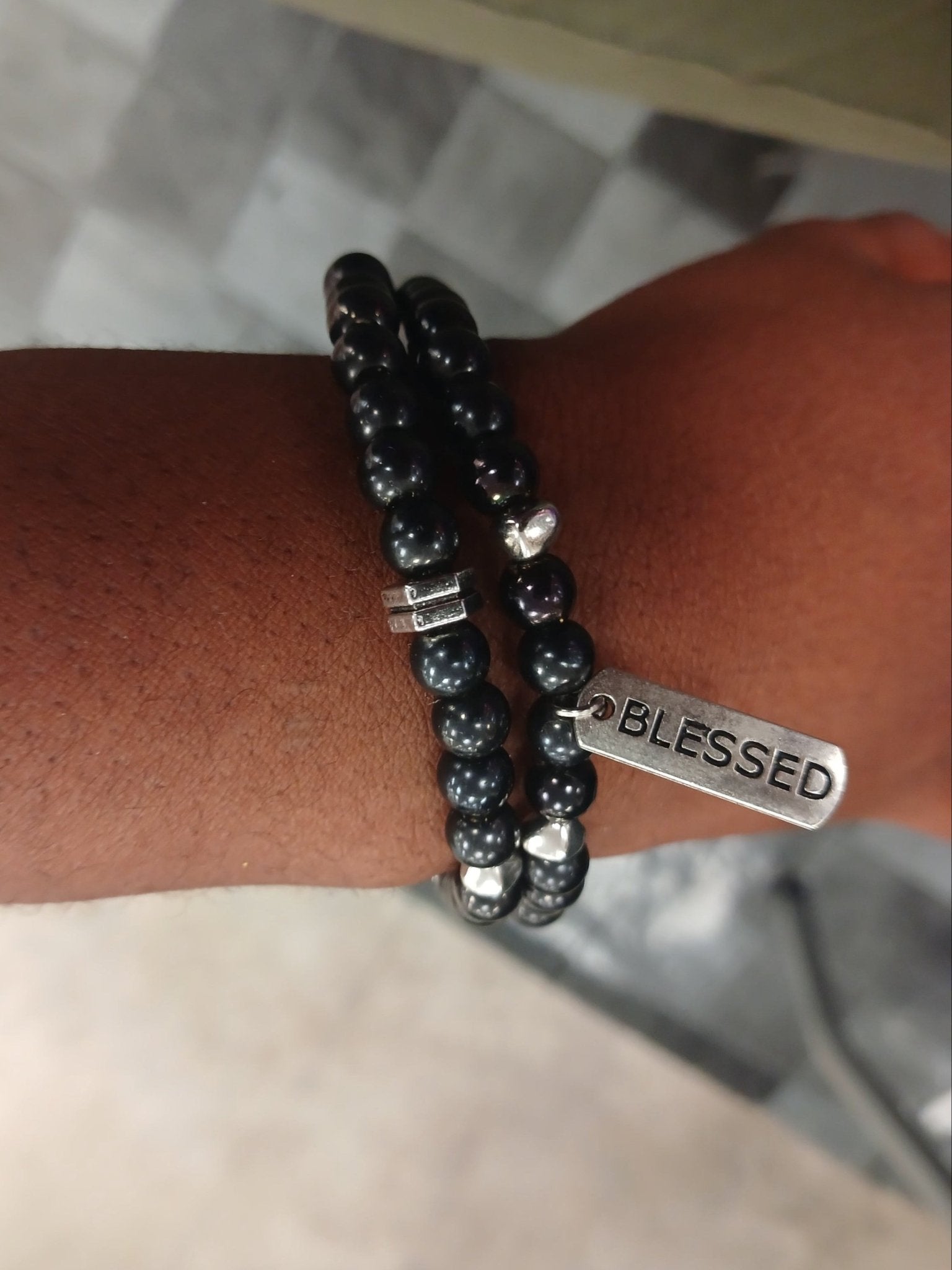 All Black Blessed Bracelet - Ko Sedibeng Designs - Bracelet