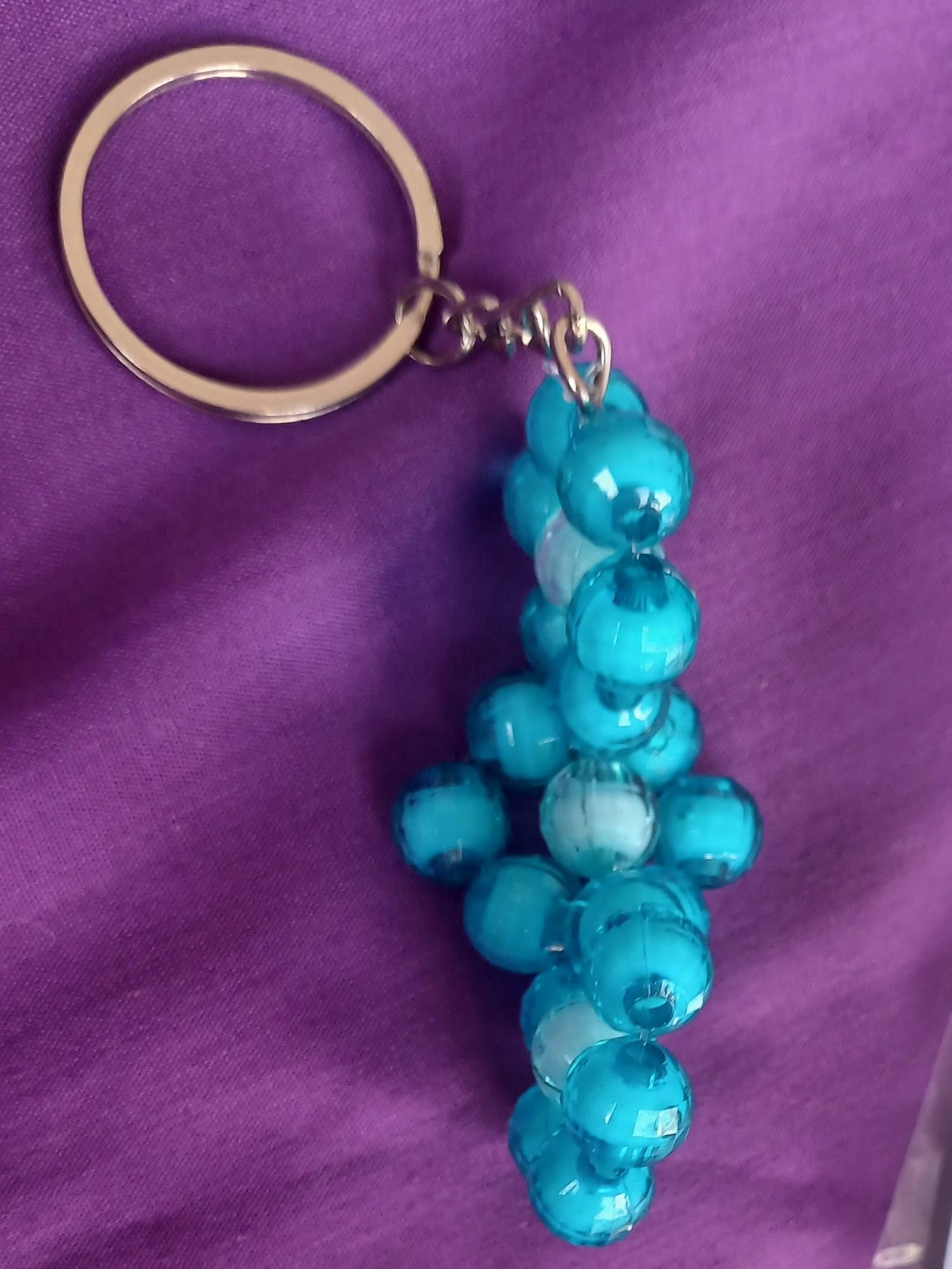 Blue Flower Keyring - Ko Sedibeng Designs - Keyring