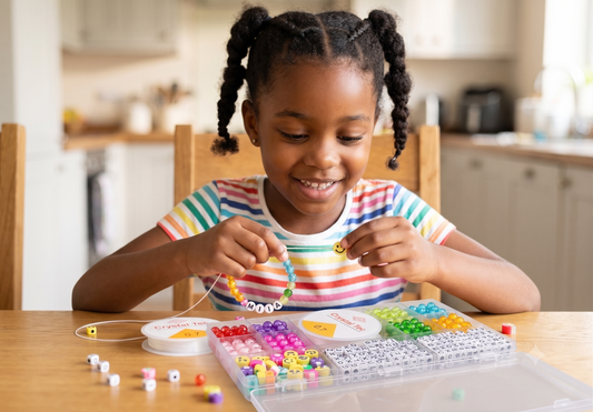 DIY Personality Letter Bracelet Kit for Kids - Ko Sedibeng Designs -