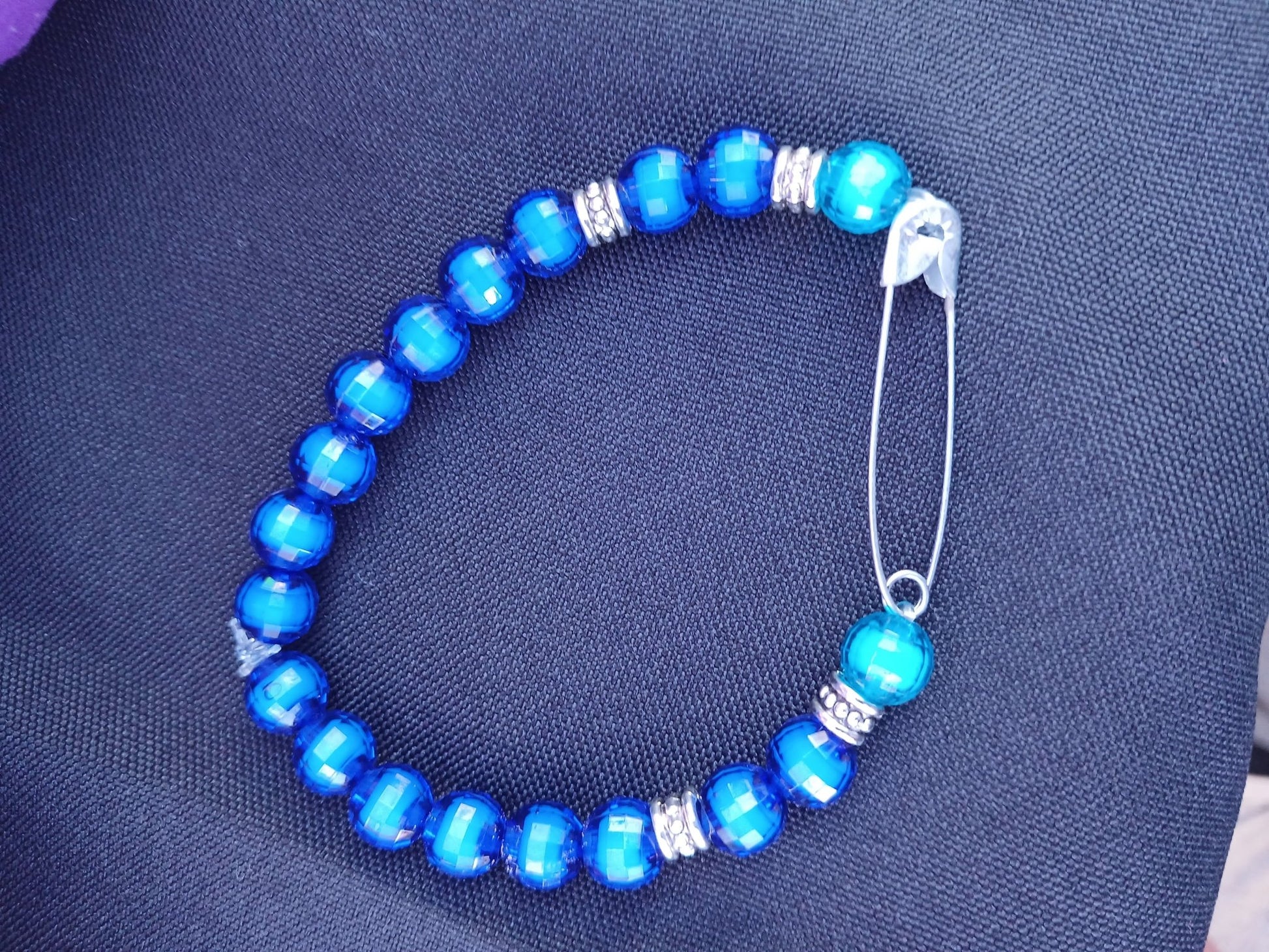 Spelete Bracelet - Blue - Ko Sedibeng Designs - Bracelet